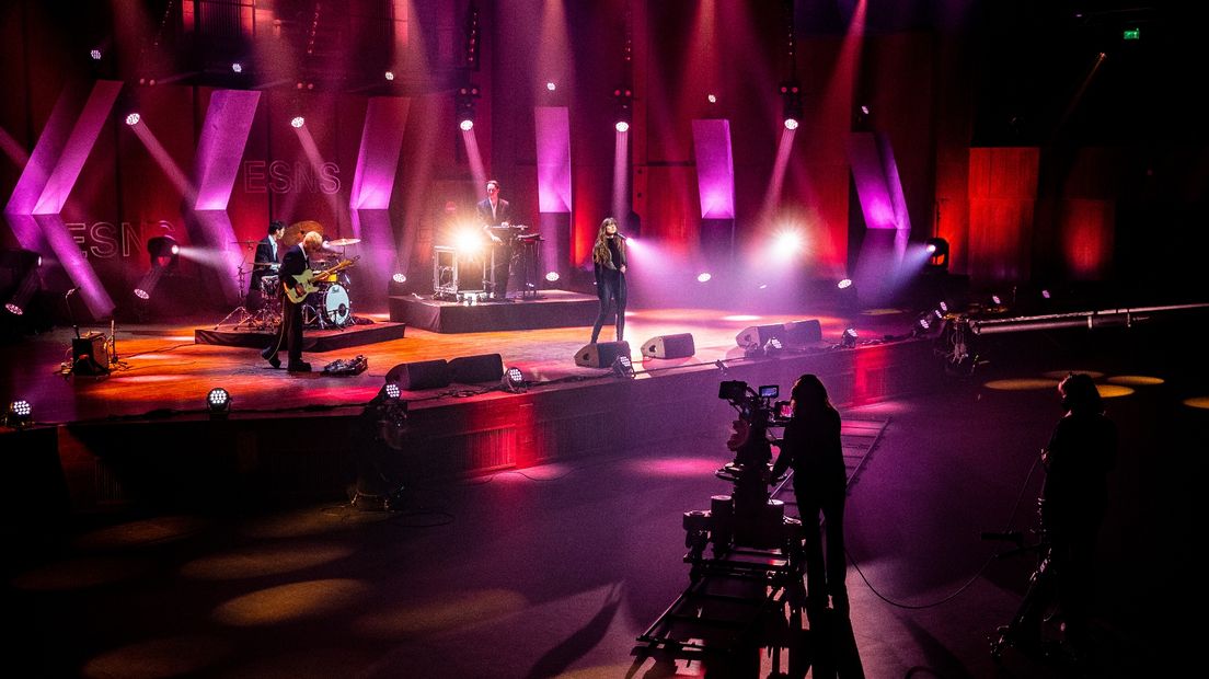 Opnames voor een optreden tijdens ESNS in De Oosterpoort