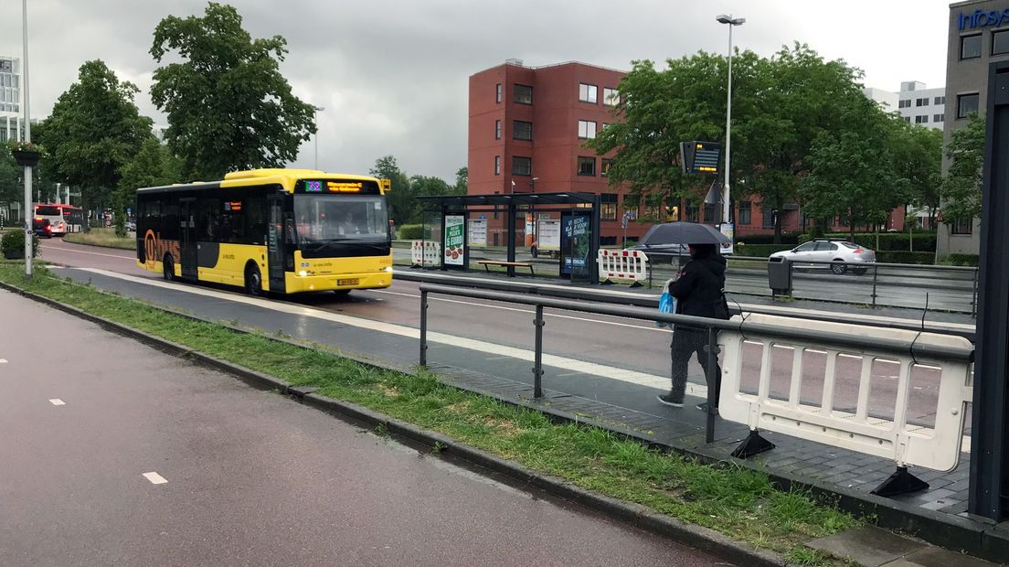 Bussen bij Rijnsweerd.
