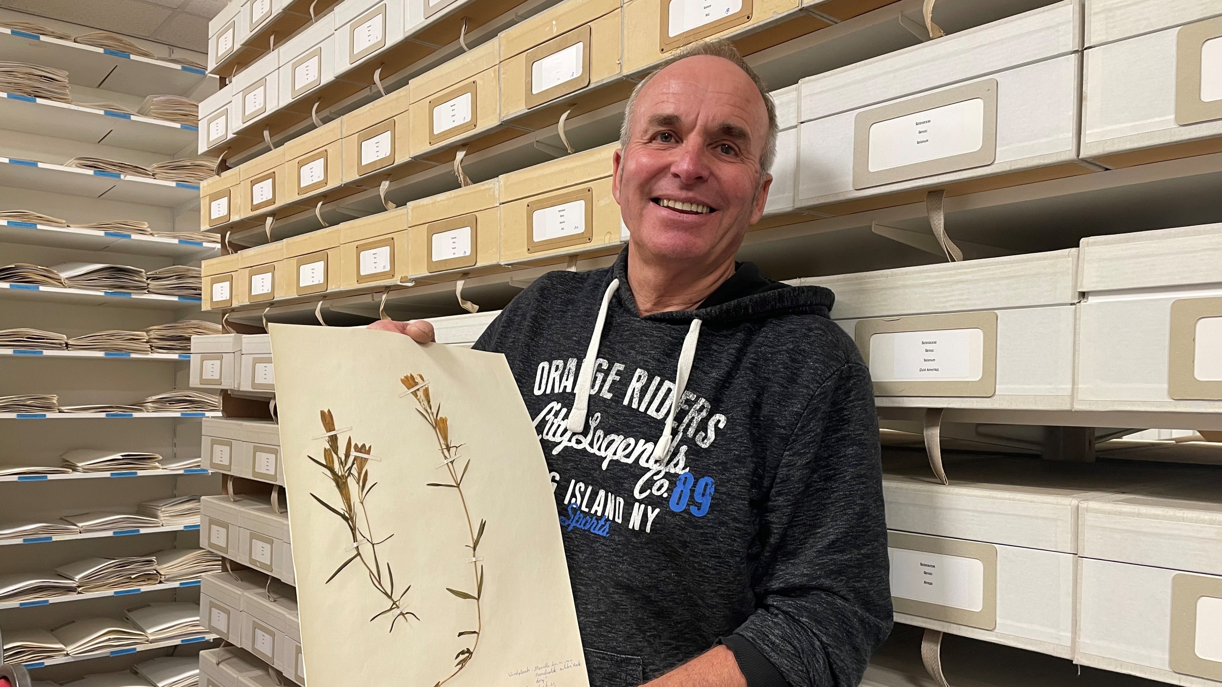 Karst Meijer yn it Herbarium Frisicum