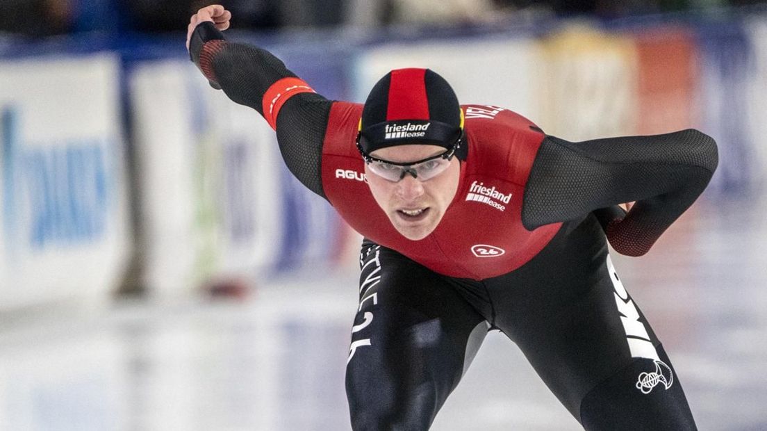 Lennart Velema in actie