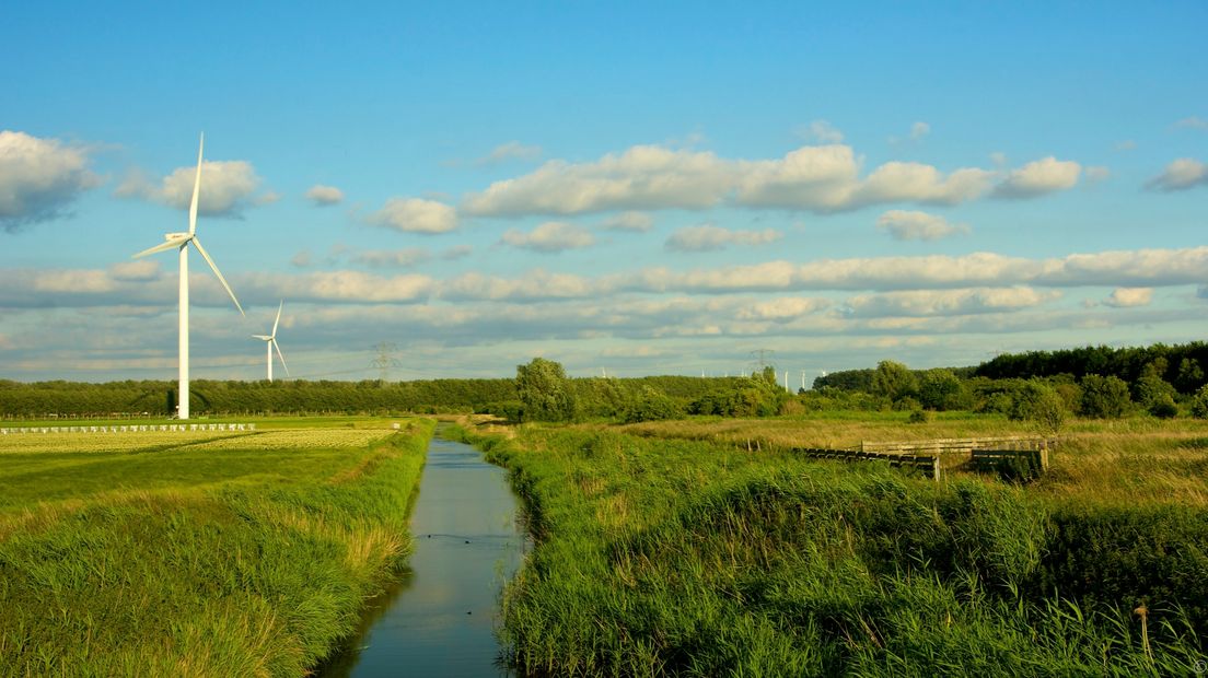In de Kanaalzone in Zeeuws-Vlaanderen kunnen er zes tot acht grote windmolens bij komen.