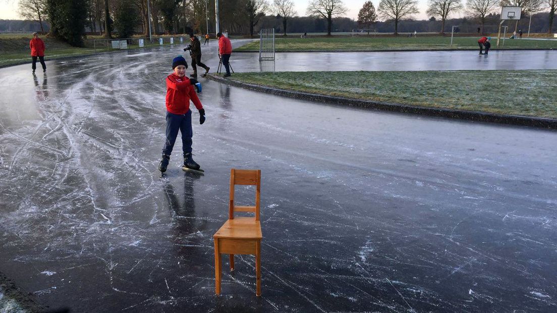 IJspret in Noordlaren