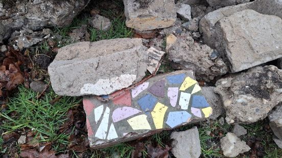 Kunstwerk gesloopt tijdens werkzaamheden: 'Lompe Harry's'