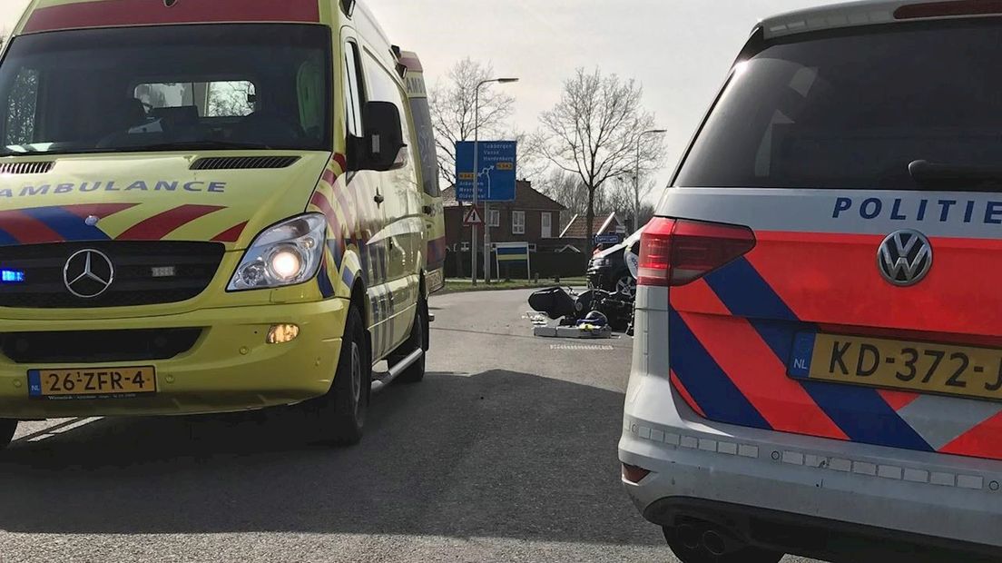 Motorrijder gewond in Tubbergen