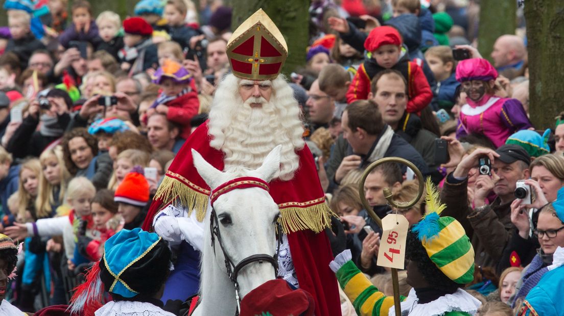 Sinterklaas tijdens een eerdere intocht