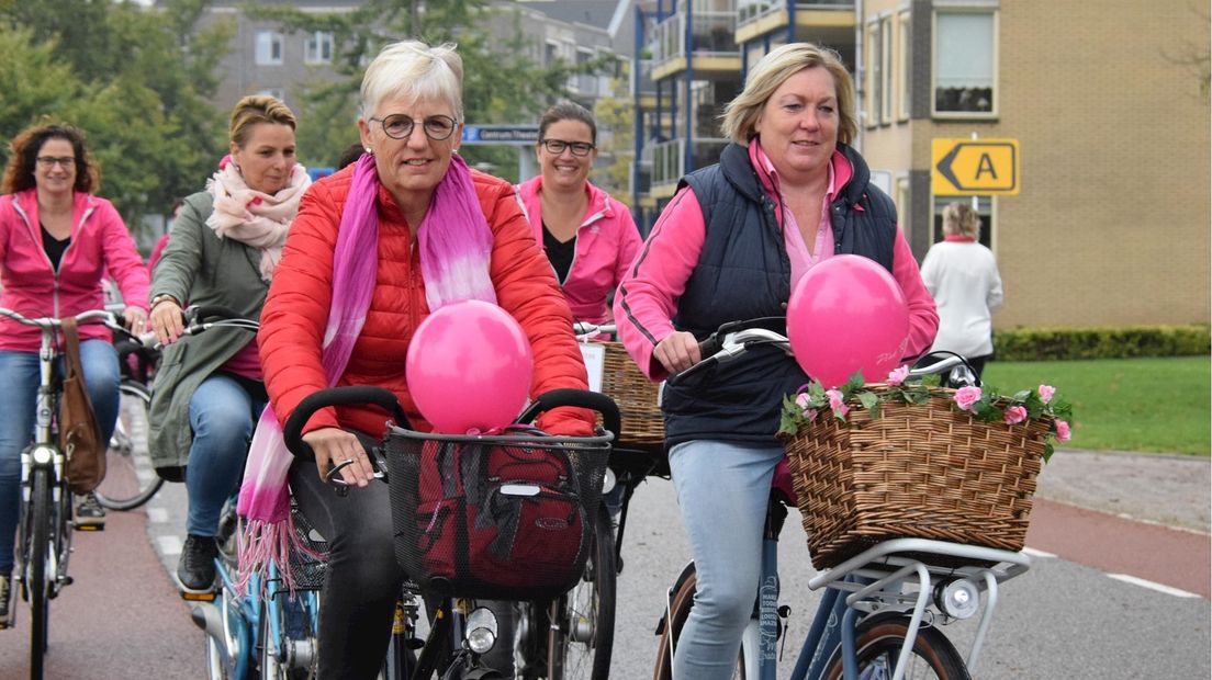 Fietstocht in Hardenberg voor Pink Ribbon