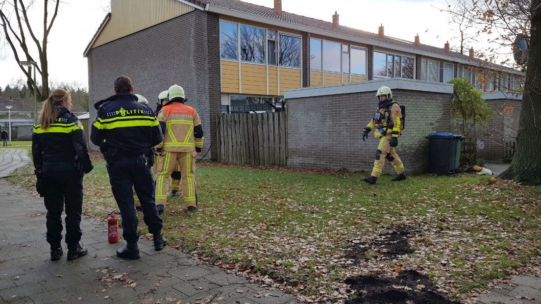 Brand op zolderverdieping van huis in Enschede