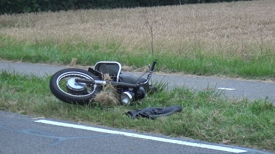 motor na ongeluk in Noordgouwe, juli 2016