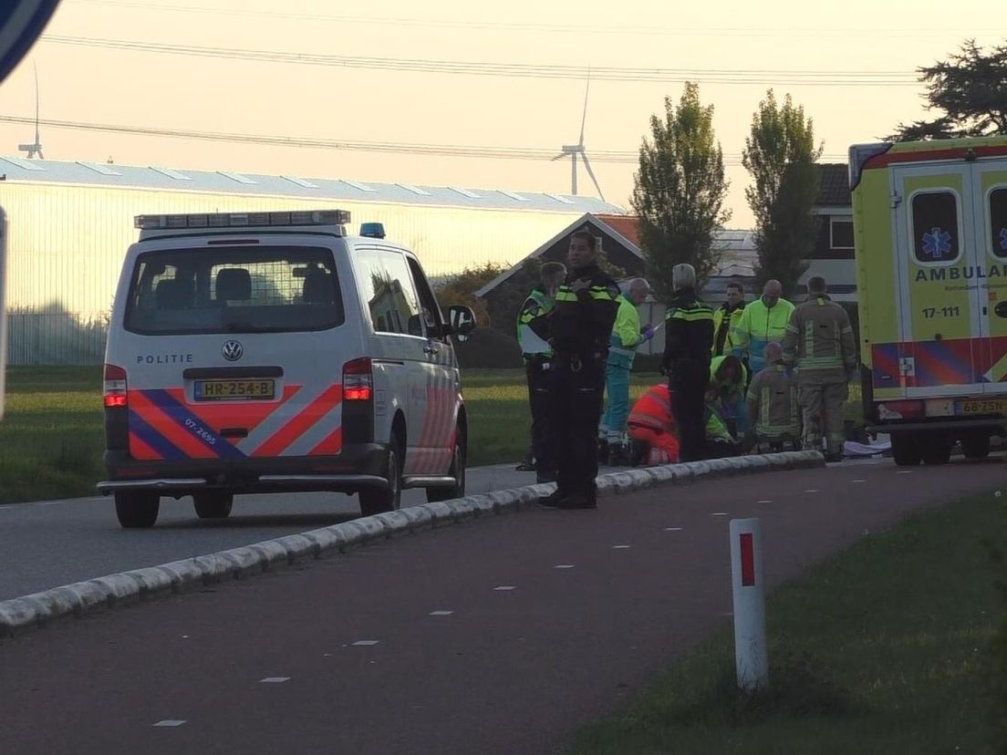 Het ongeluk gebeurde op de Achterdijk