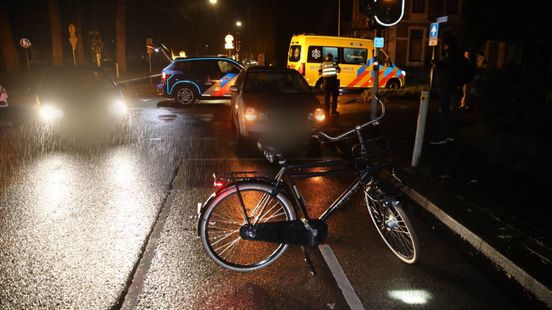 Fietser gewond • brand door prullenbak