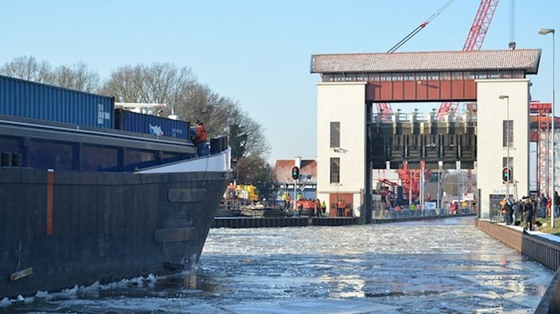 Eerste vrachtschip geschut bij Eefde