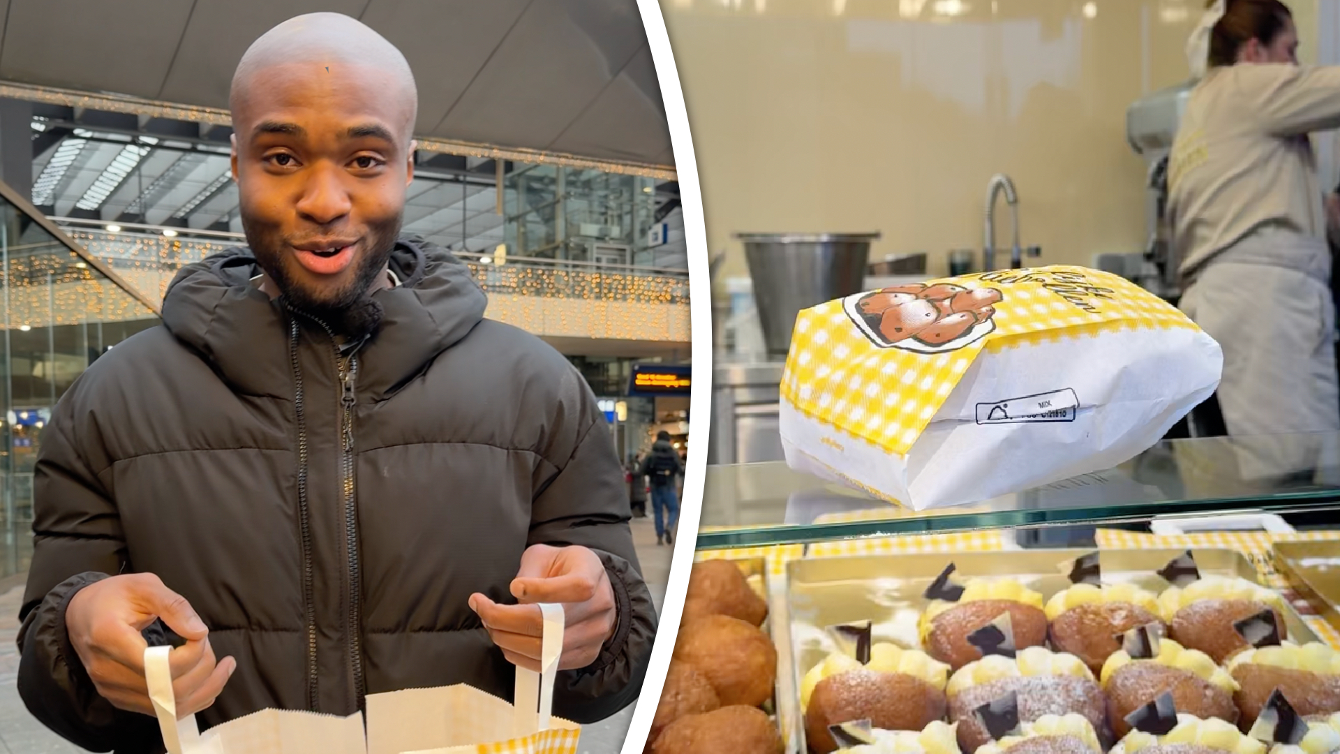 Akin leert Nederlands door eten te bestellen in Rotterdam