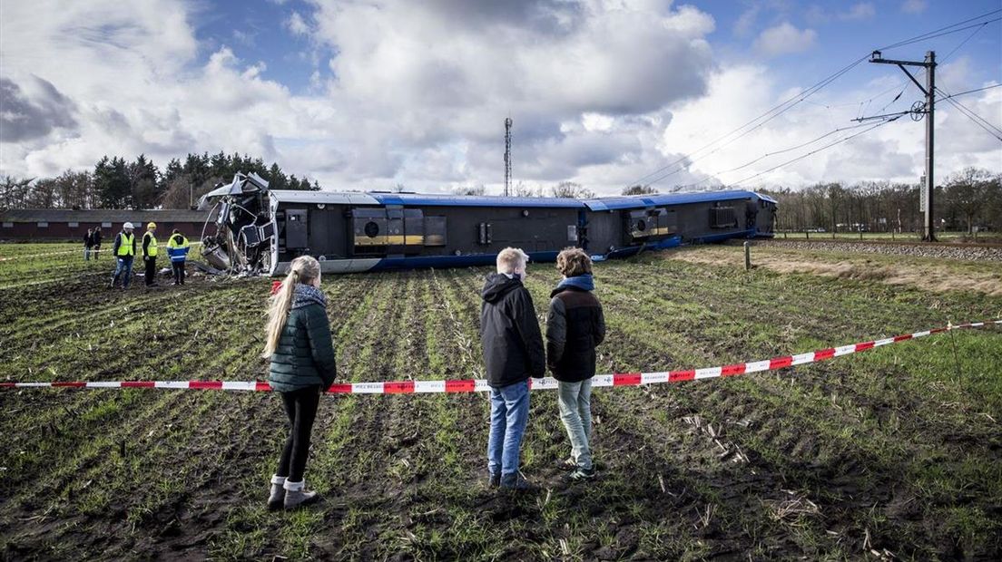 Een dode, zeven gewonden bij de ontspoorde trein in Dalfsen vijf jaar geleden