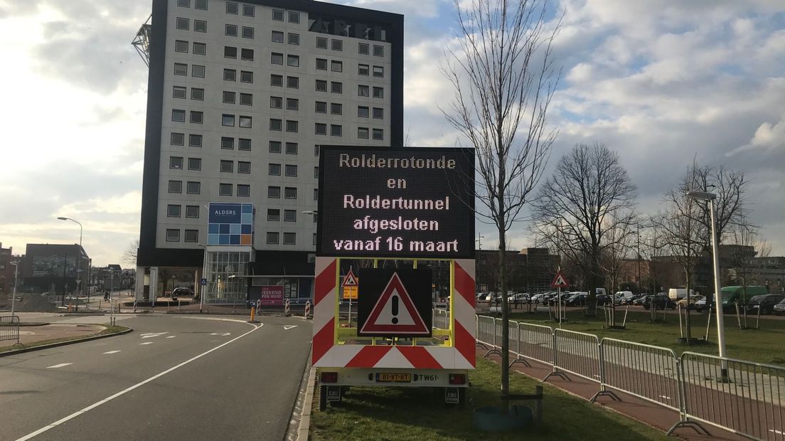 Werkzaamheden aan de Rolderstraat in Assen (Rechten: RTV Drenthe)