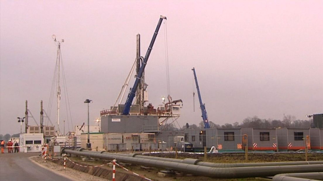 Oliewinning in Schoonebeek in Drenthe