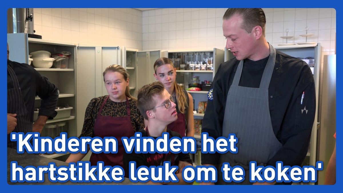 Koken in de klas: leerlingen in Winschoten krijgen chefkok op bezoek