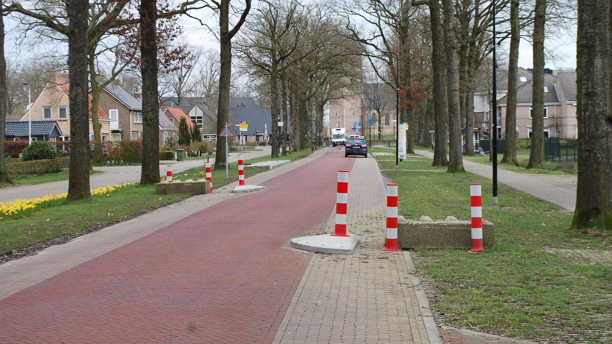 Verkeerssluis Vledder zorgt voor meer lawaai en wordt verwijderd