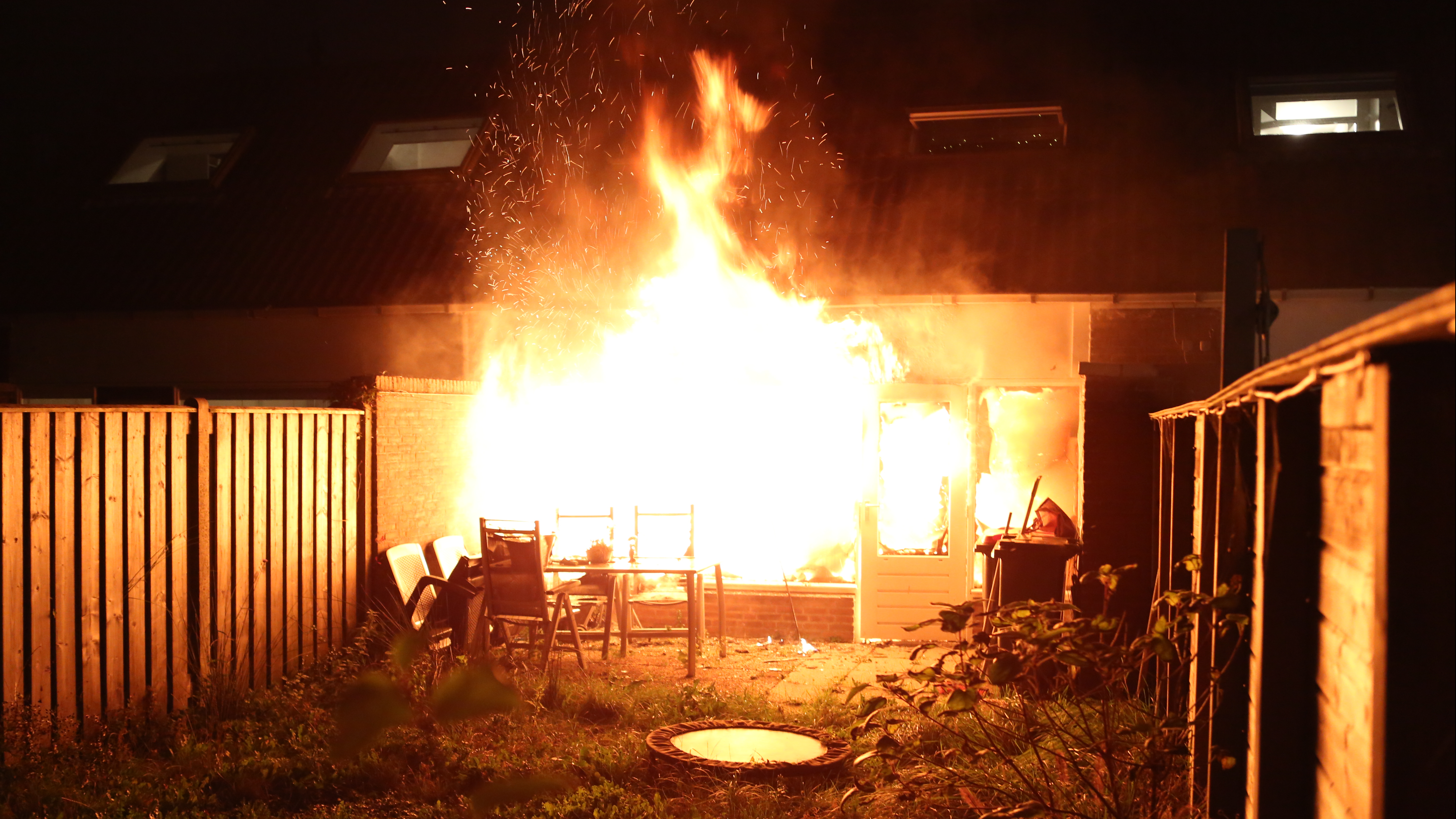 Uitslaande brand in woning in Brielle