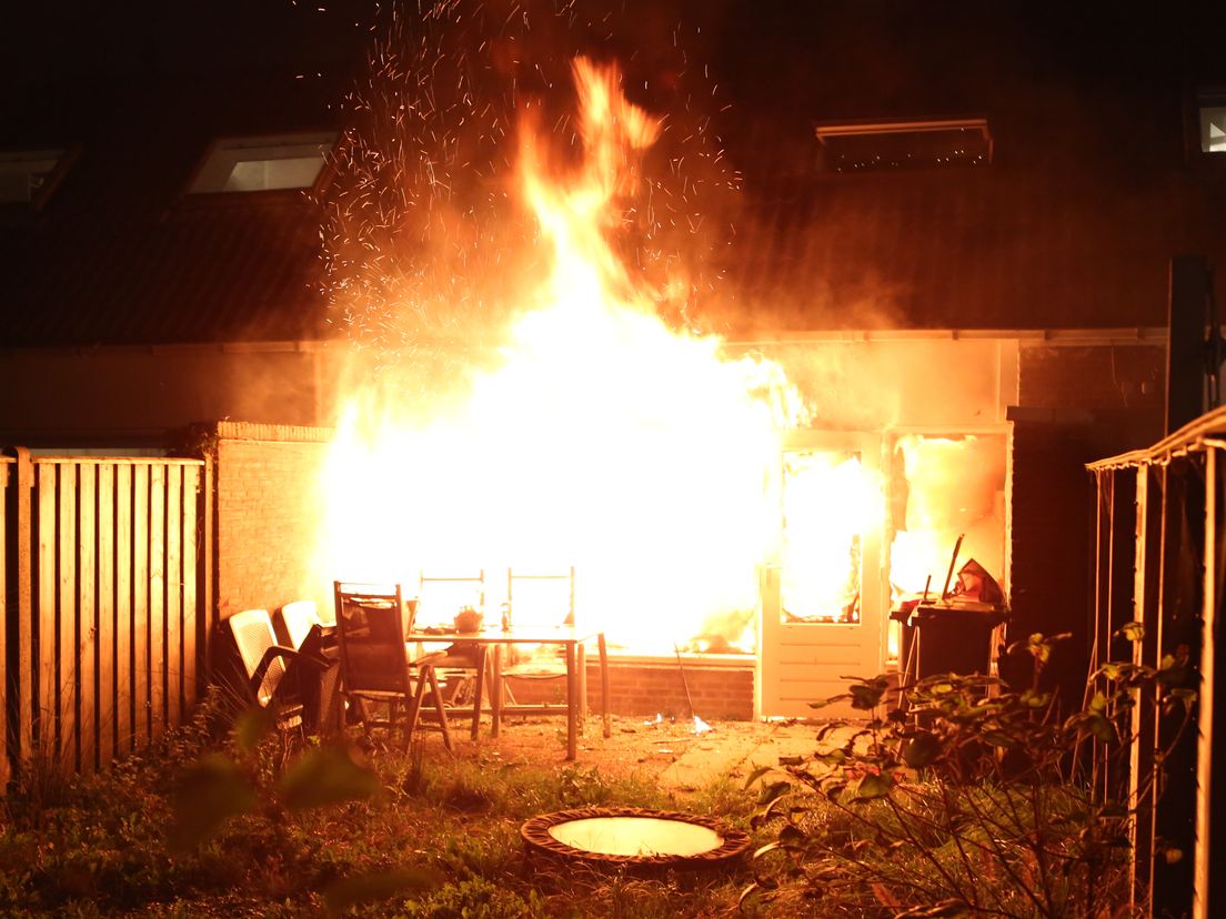 Uitslaande brand in woning in Brielle