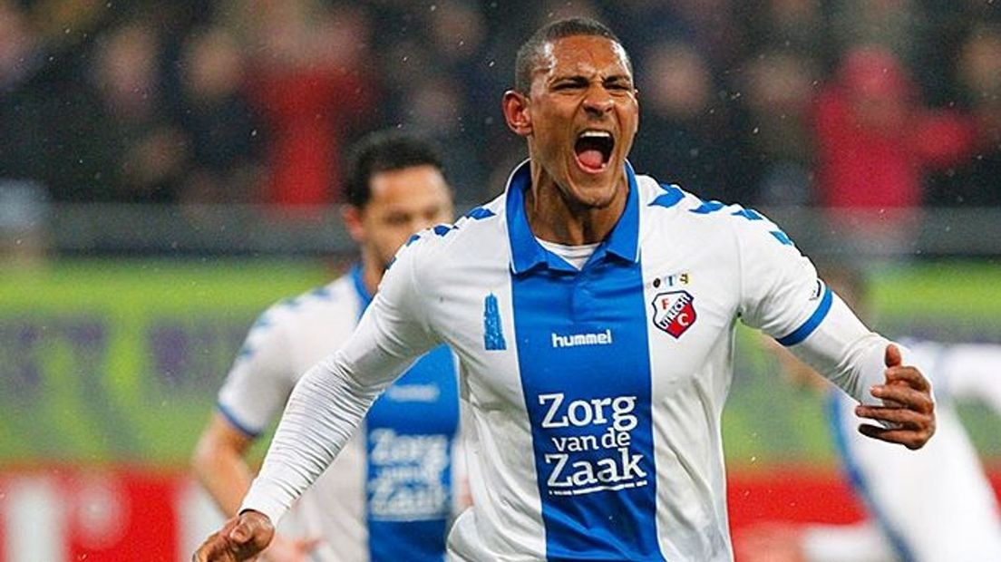 Sebastien Haller, in 2016 in het shirt van FC Utrecht