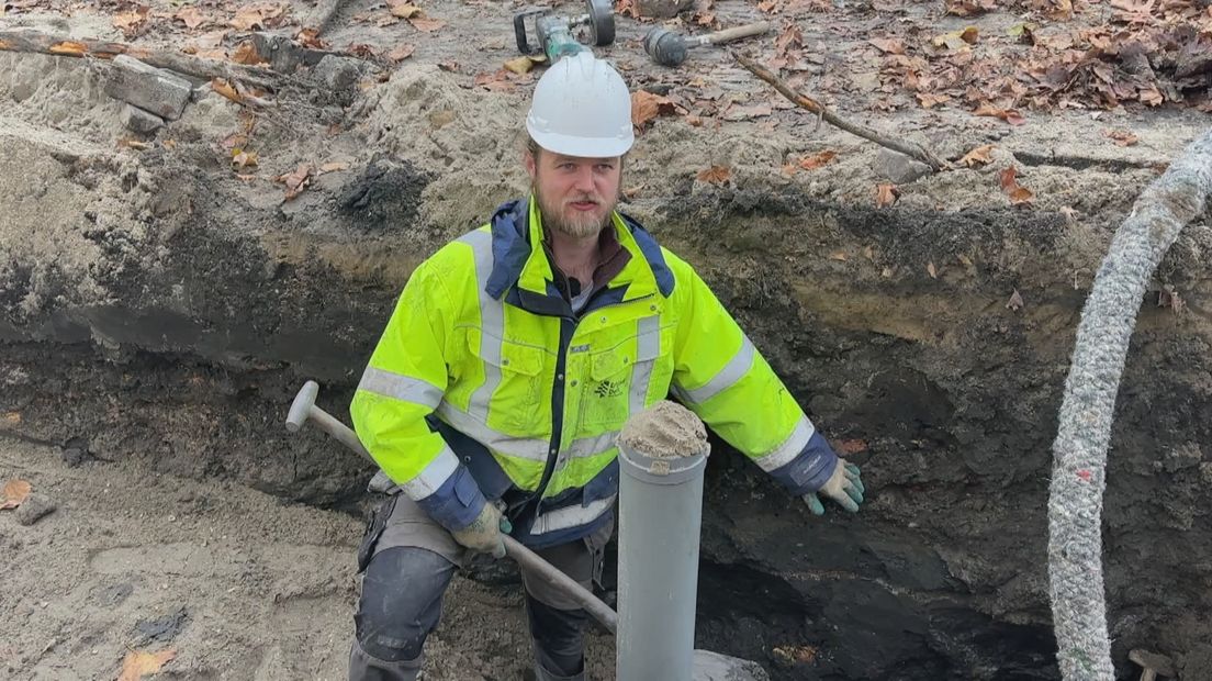 Archeoloog aan het werk