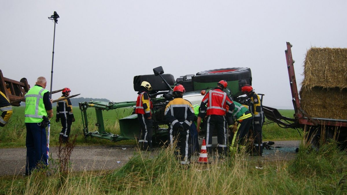 Vrouw ernstig gewond bij ongeval met tractor