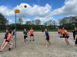 Nederlands Beachkorfbalteam oefent in Havelte en heeft grote ambities