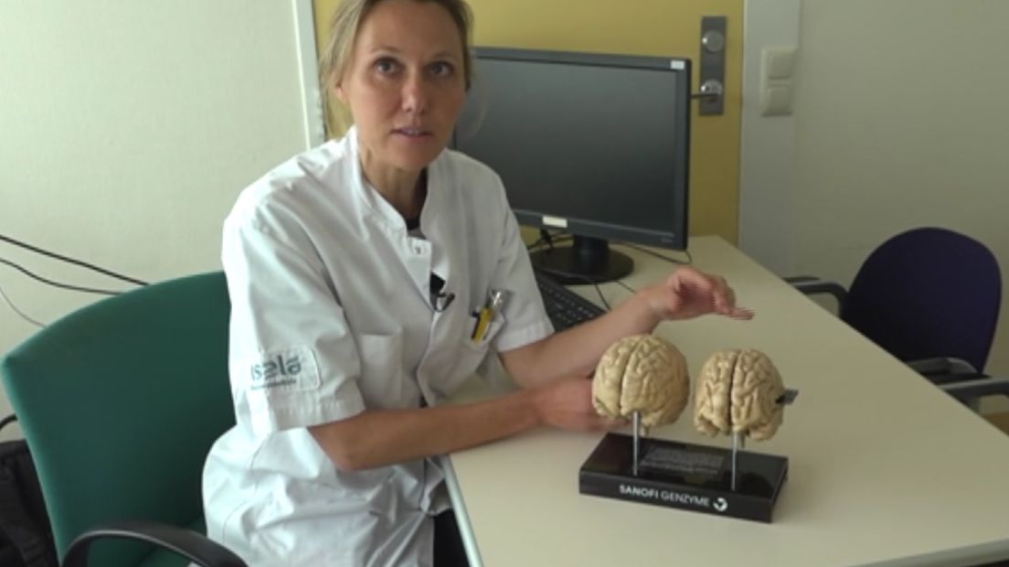 Neuroloog Esther Zeinstra heeft het MS-centrum opgezet (Rechten: RTV Drenthe)