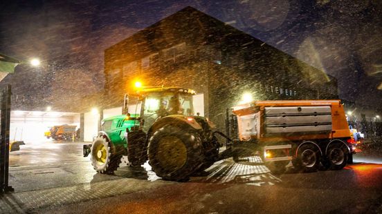 Code geel vanwege gladheid, gemeenten strooien al