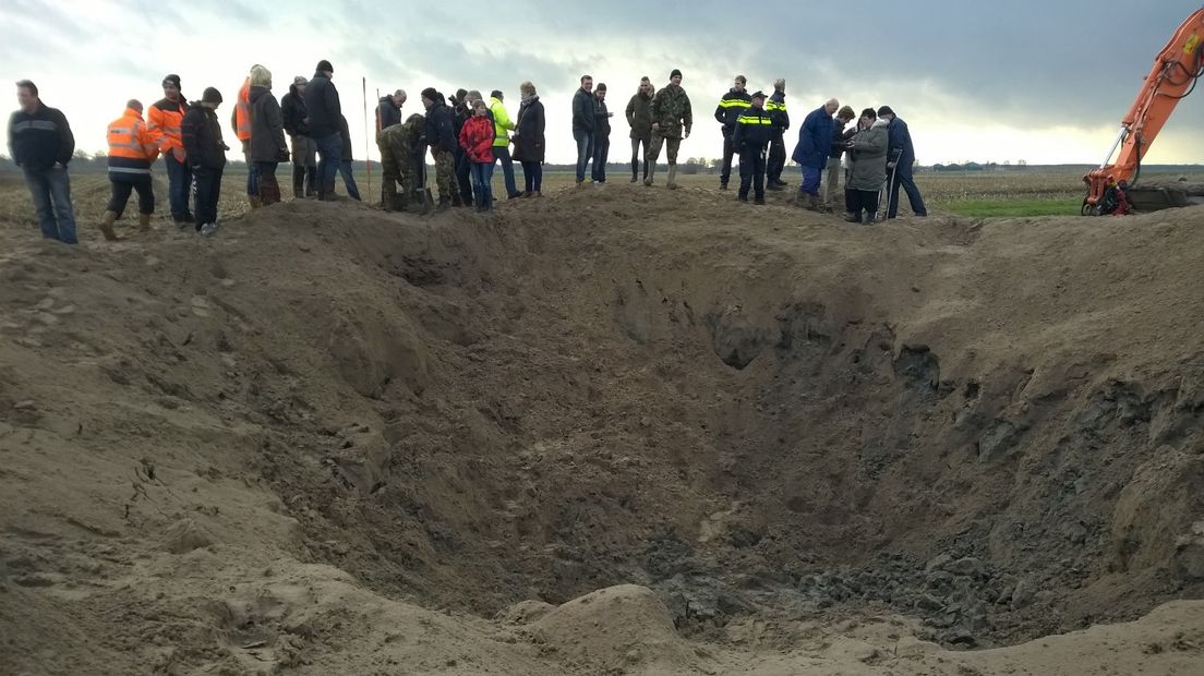 De krater (Rechten: RTV Drenthe / Frits Emmelkamp)