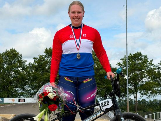 Lieke van der Aa Nederlands BMX-kampioen bij de junioren