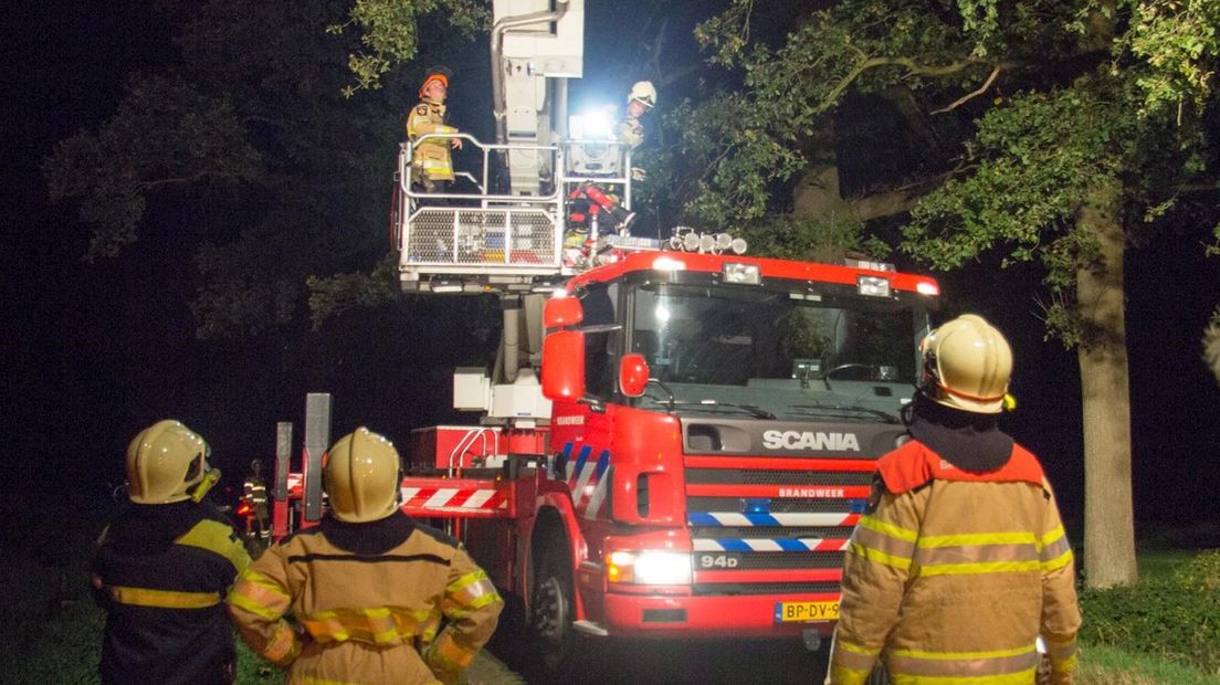 Hoogwerker ingeschakeld
