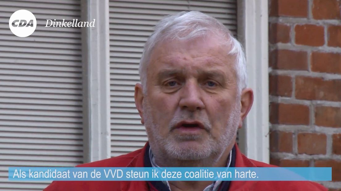 VVD-kandidaat steunt CDA in campagnevideo: "Daarom CDA!"