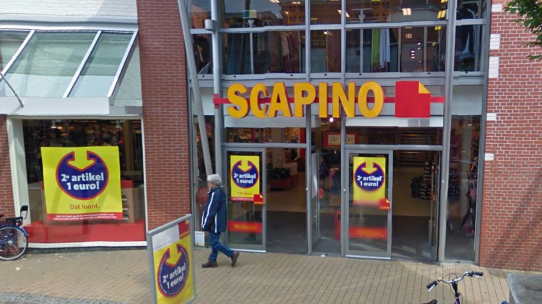 De familie Ziengs zou Scapino willen terugkopen, meldt het Financieele Dagblad (Rechten: Google Streetview)