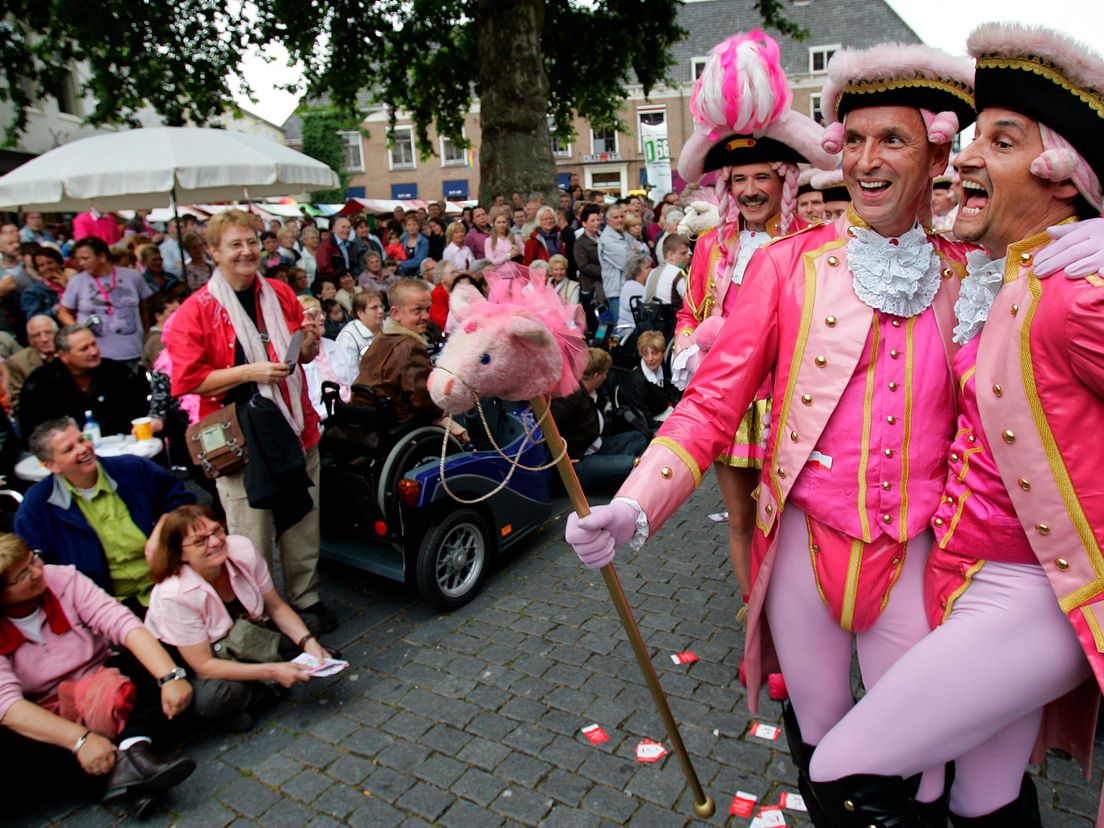 Een eerdere editie van Roze Zaterdag in Bergen op Zoom.