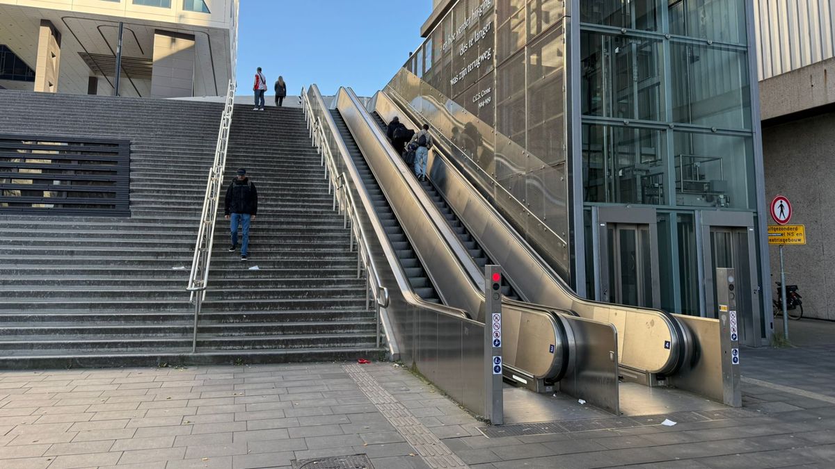 Weer gedoe met roltrap bij Utrecht Centraal: al 1 jaar stuk, reparatie pas in januari