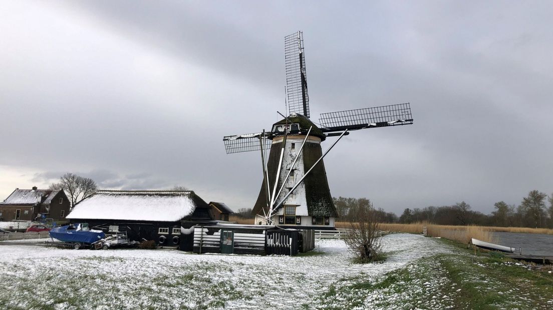 In Zevenhuizen verdwijnt de sneeuw alweer