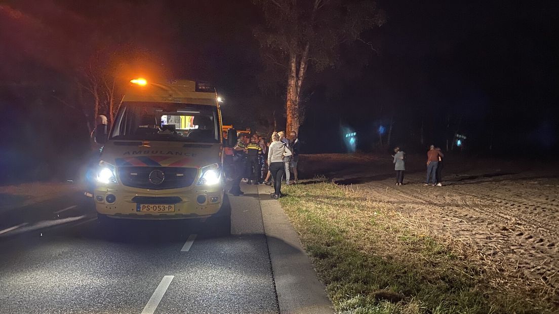 Voetganger aangereden door bestelbus.