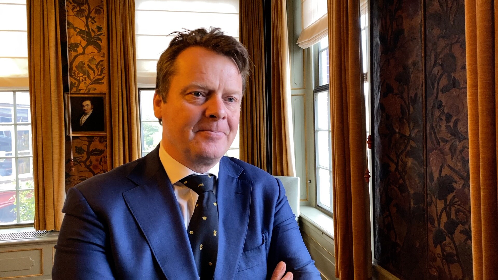 Burgemeester Johannes Kramer van de gemeente Noardeast-Fryslân