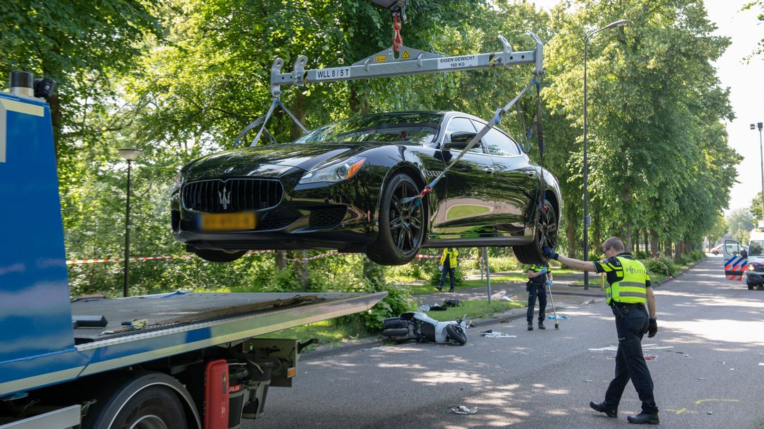 De auto en scooter zijn in beslaggenomen