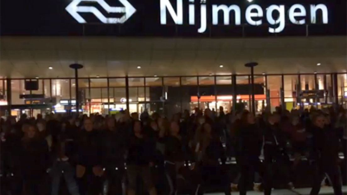 Flashmob huwelijksaanzoek Nijmegen