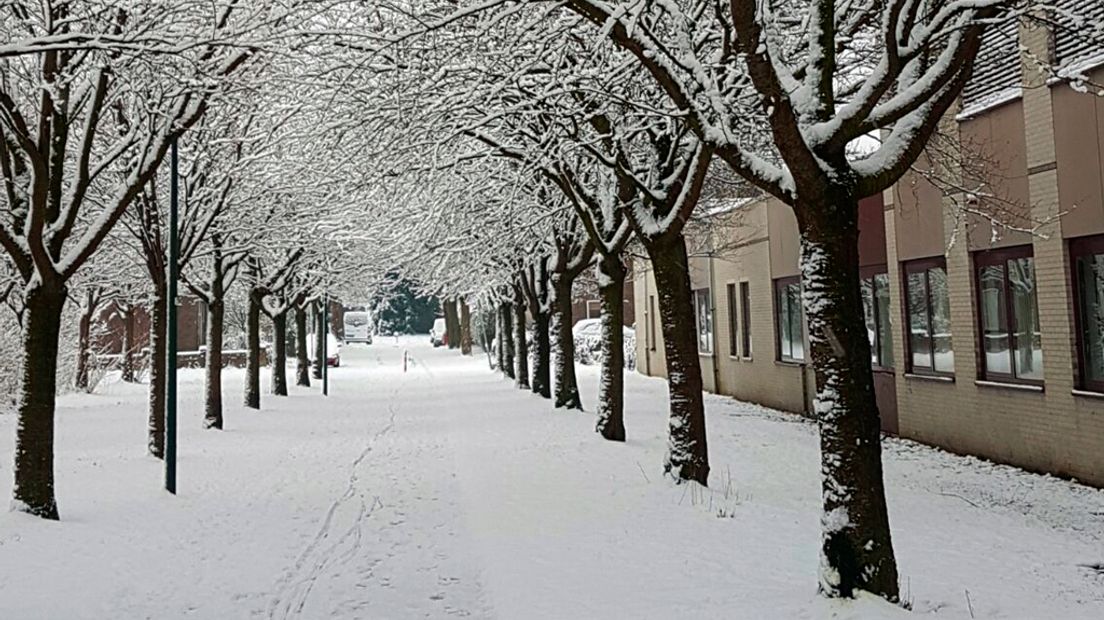 Ook in Soest viel veel sneeuw.