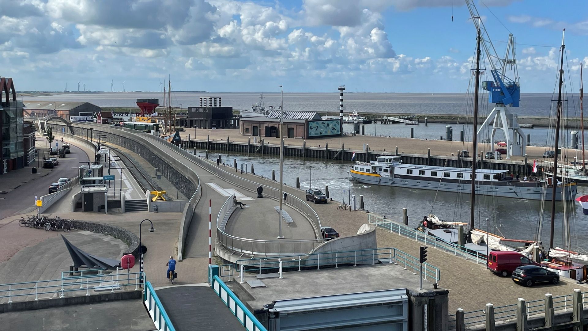 De haven van Harlingen