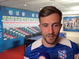 Dylan Vente stiet wer op it trainingsfjild
