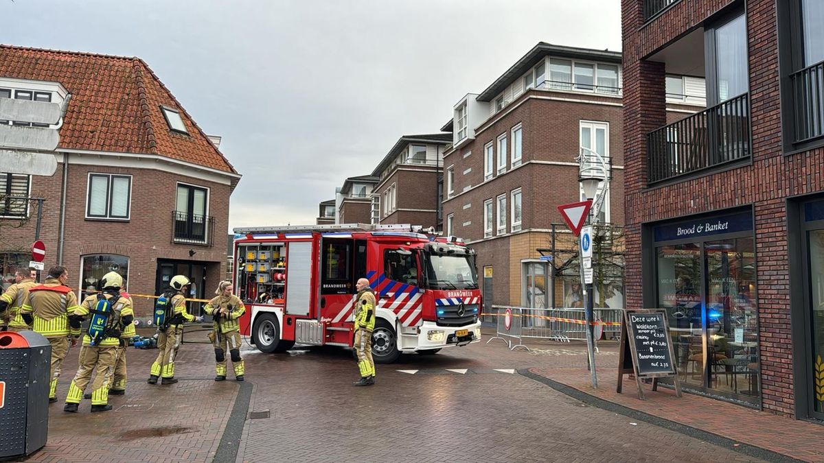 Gaslek in Woudenberg: 2 appartementencomplexen ontruimd, weekmarkt tot nader order afgelast