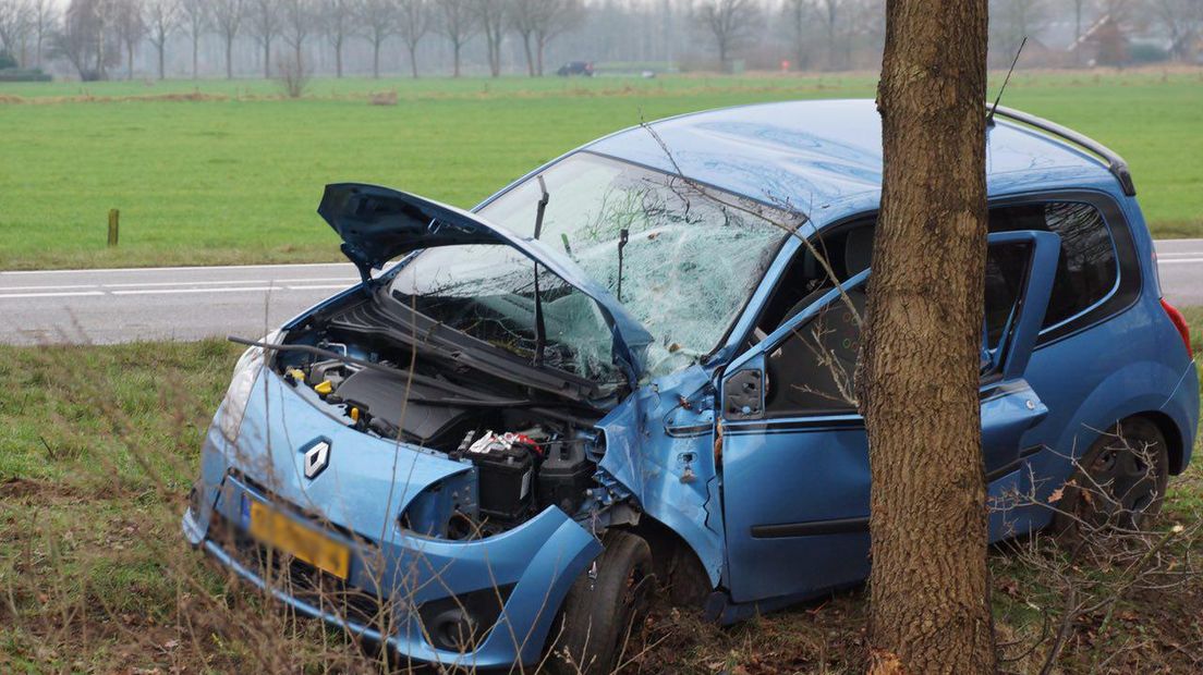 Bij een ongeval op de N18 bij Harreveld zijn vrijdagmiddag een moeder en kind gewond geraakt. De vrouw raakte met haar auto van de weg, belandde in de berm en botste tegen een boom.
