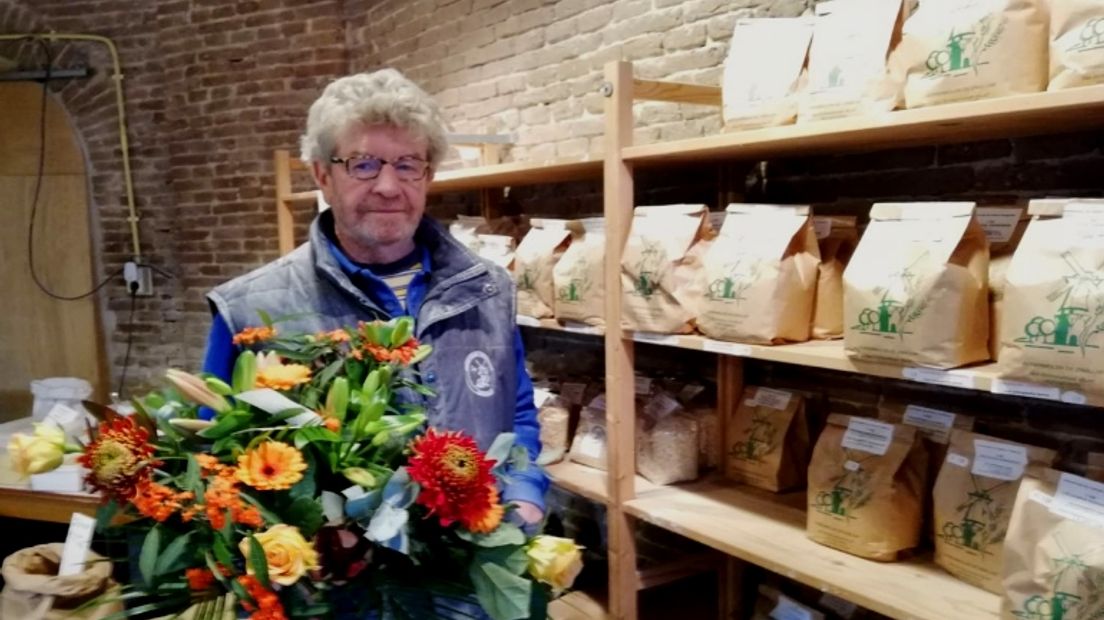 Hans Valkenhoff is al 35 jaar molenaar (Rechten: Eigen foto)