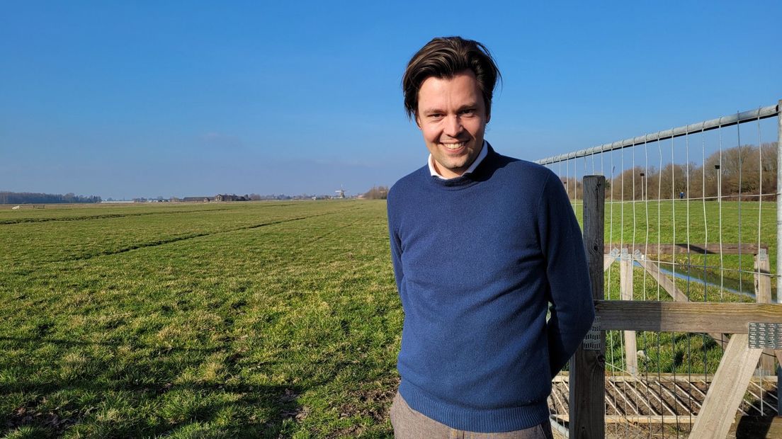 CDA-Kamerlid Julius Terpstra pleit voor woningbouw in de Gnephoekpolder