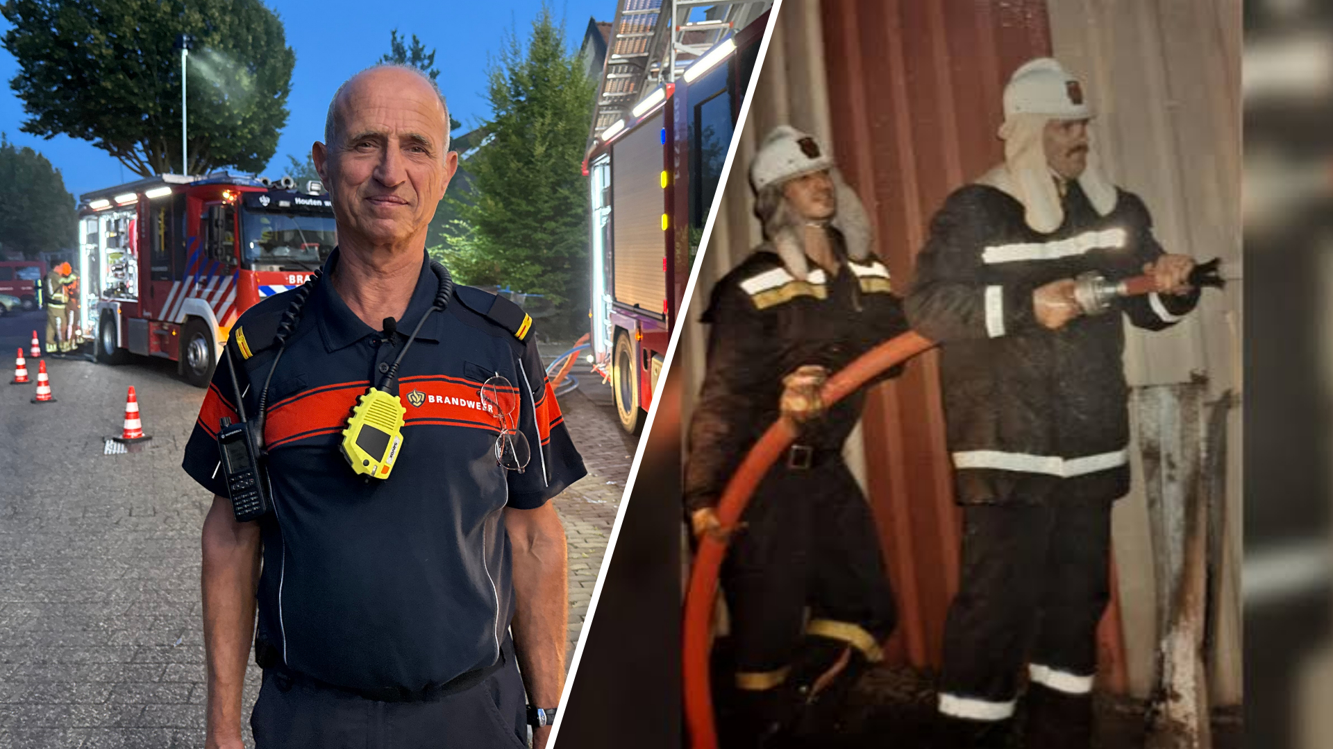 Al 43 jaar zit Wim (70) bij de vrijwillige brandweer: 'Brand in kasteel meest indrukwekkende die ik 
