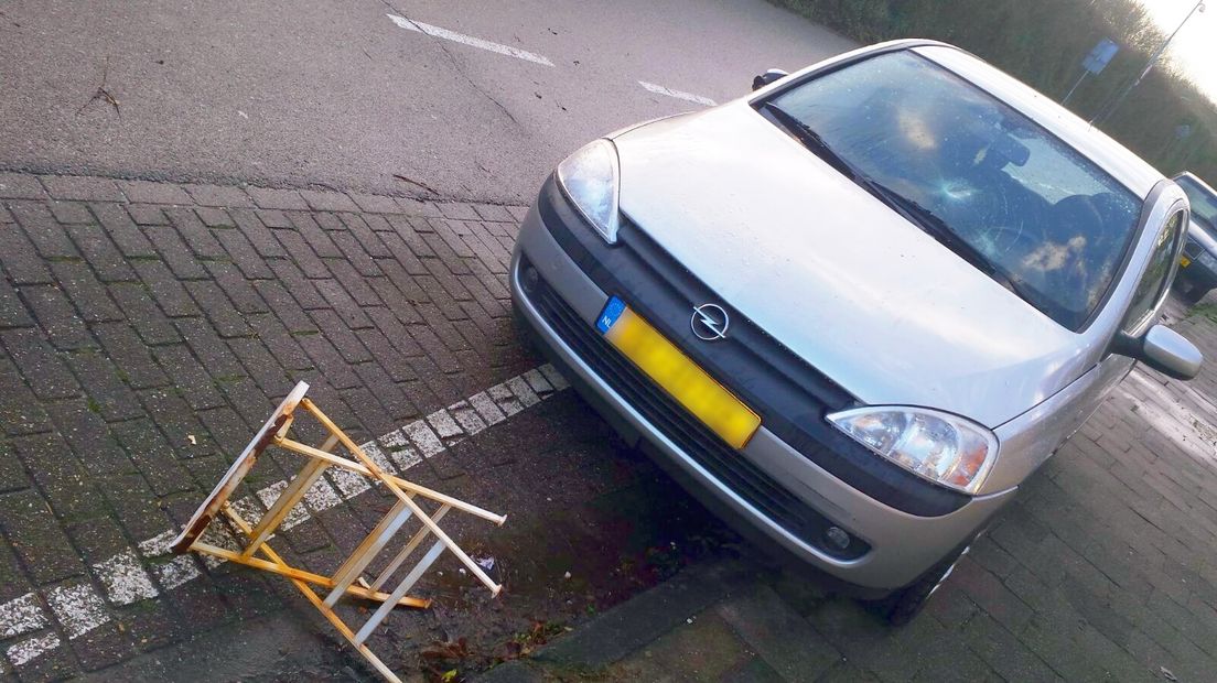 Beschadigde auto's Nieuwe Vlissingseweg